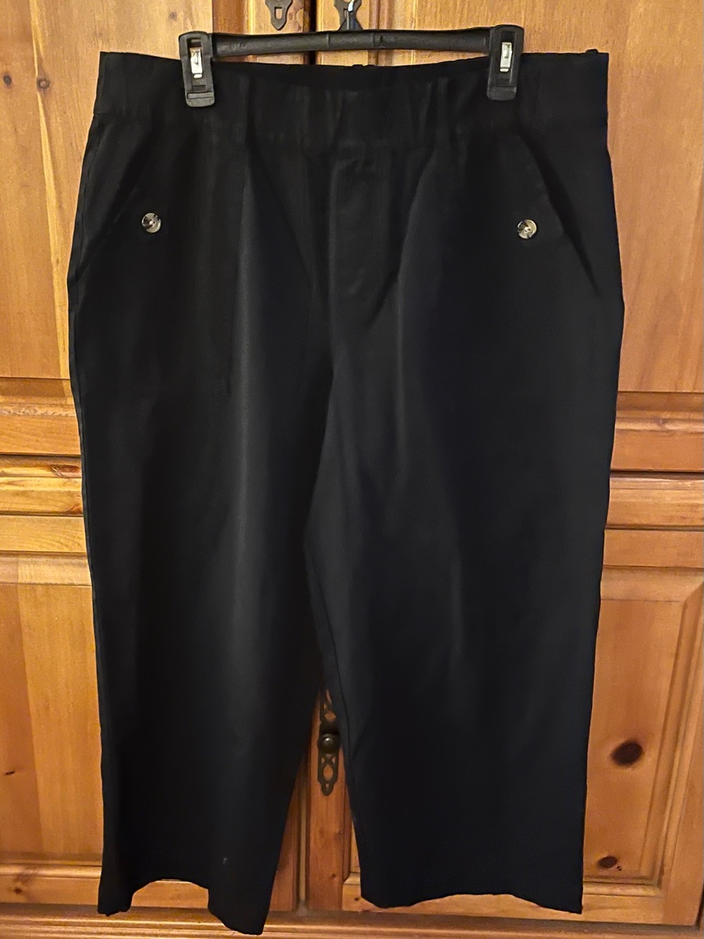 Any Body Women’s Chinos, NWT Black, Size LT